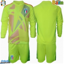 Italia Keeper Hjemmedraktsett Barn EM 2024 Langermet (+ Korte bukser)